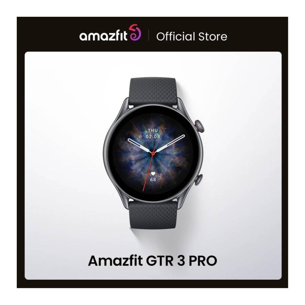 Amazfit GTR 3 Pro – Montre Connectée Premium AMOLED 1,45″ | Appels Bluetooth, GPS, Alexa, 150+ Modes Sport