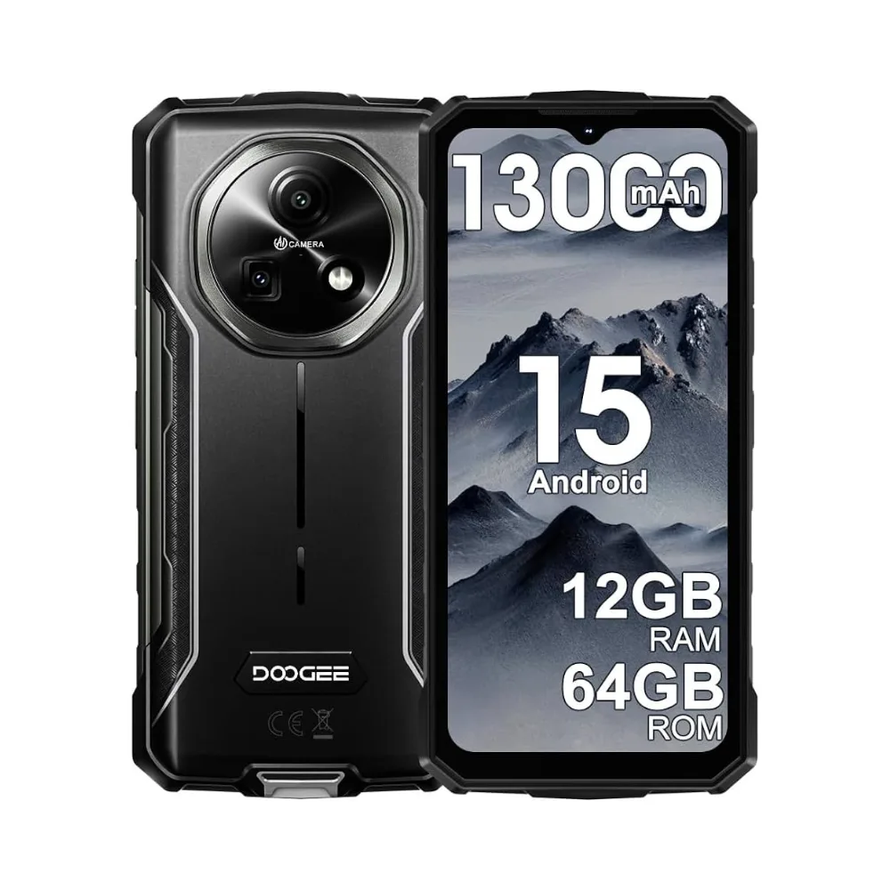 Doogee Fire 5 : Smartphone Robuste 4G 6,6" avec Batterie 13 000 mAh