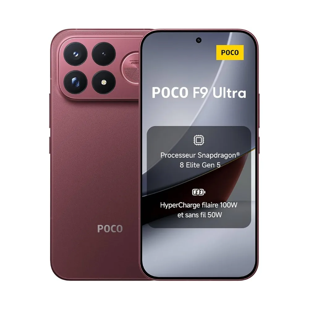 POCO F9 Ultra : Écran AMOLED 6,9″ 185Hz Snapdragon 8Elite Gen5 8050mAh